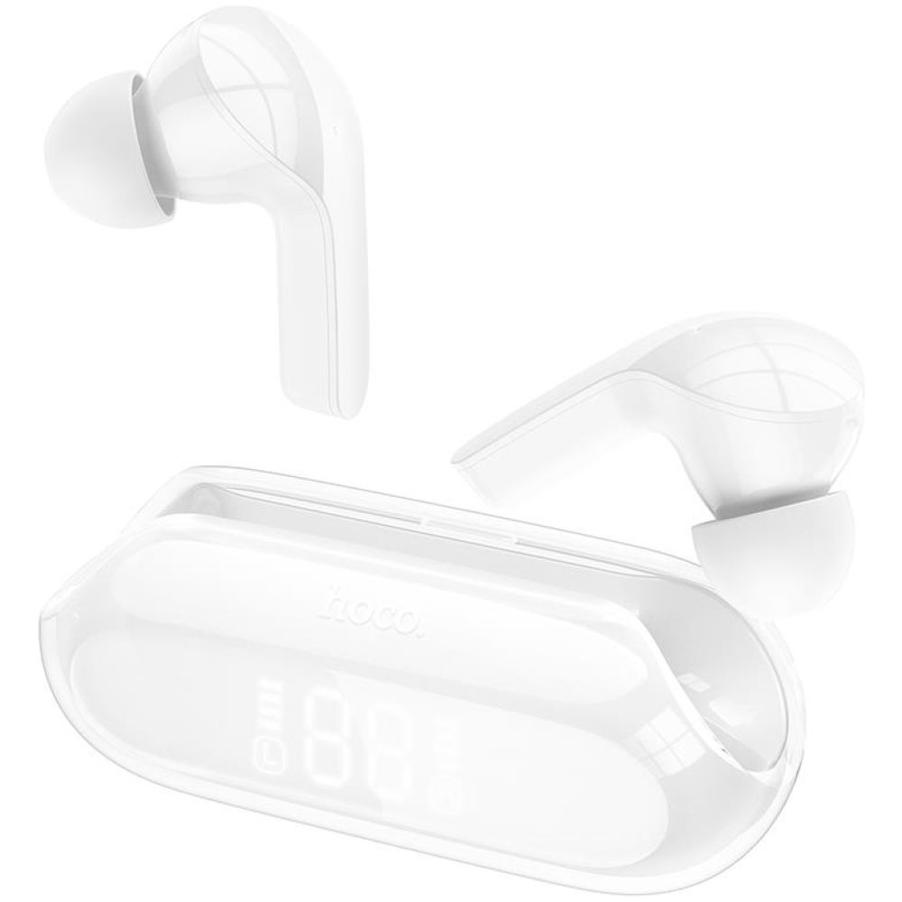 HOCO EW39 BRIGHT ΑΚΟΥΣΤΙΚΑ BLUETOOTH, ΛΕΥΚΟ, ENC - Image 2