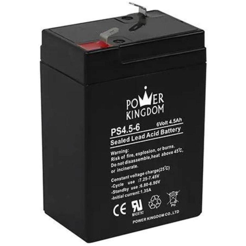 POWER KINGDOM BATTERY 6V 4.5AH