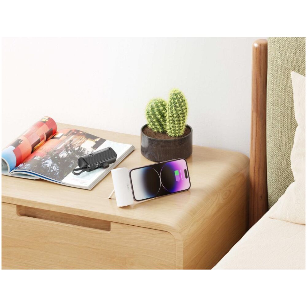 XO PR220 POWERBANK ΤΣΕΠΗΣ ΜΕ ΒΙΣΜΑ LIGHTNING ΓΙΑ IPHONE KAI ΚΑΛΩΔΙΟ TYPE-C, 5000MAH - Image 2