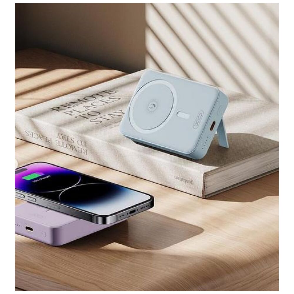 XO PR231 MAG SAFE IPHONE 15W WIRELESS+PD20W POWERBANK, 10000MAH, ΛΕΥΚΟ - Image 2