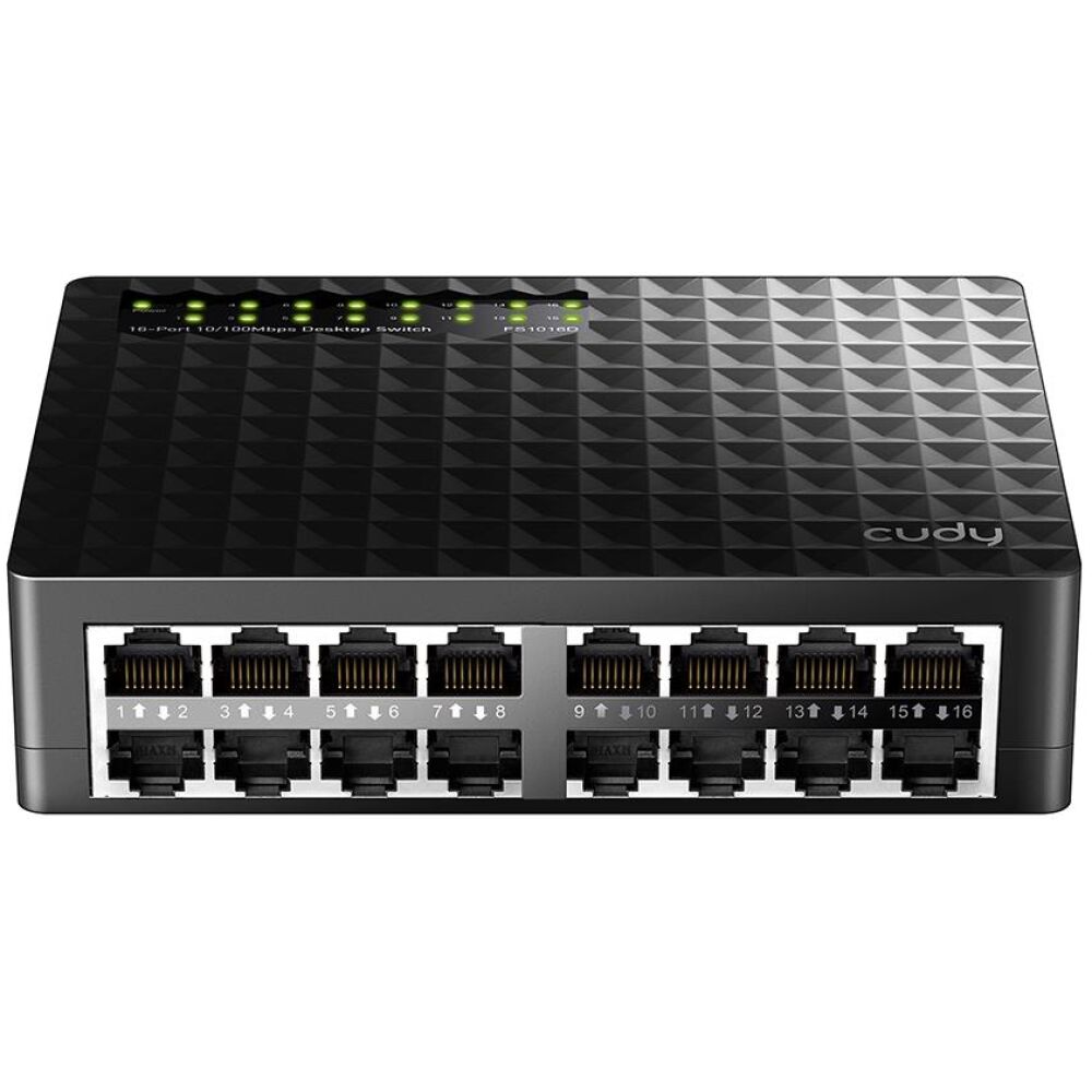 CUDY FS1016D 16-PORT 10/100 MBPS DESKTOP SWITCH