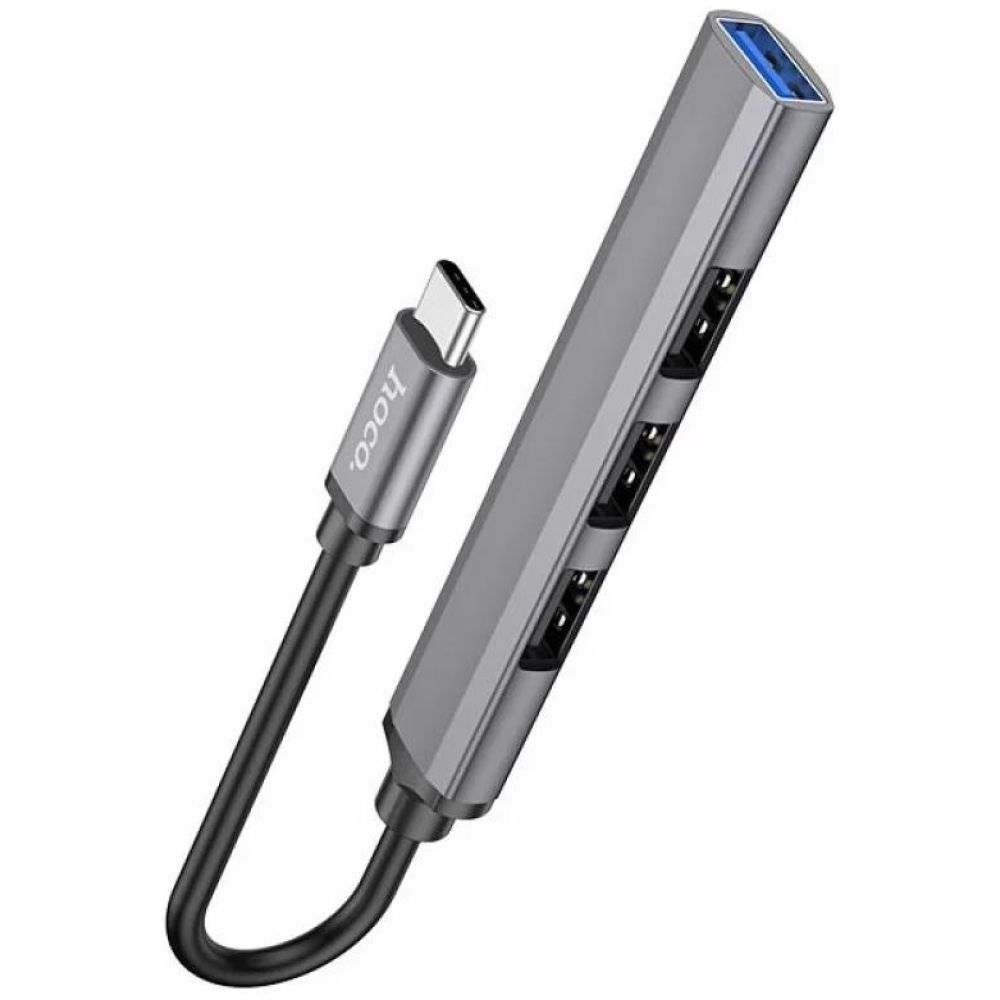 HOCO HB26 4 IN 1 ADAPTER (TYPE-C TO USB3.0+USB2.0*3)
