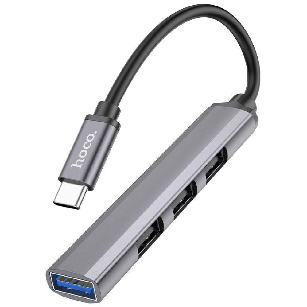 HOCO HB26 4 IN 1 ADAPTER (TYPE-C TO USB3.0+USB2.0*3) - Image 3