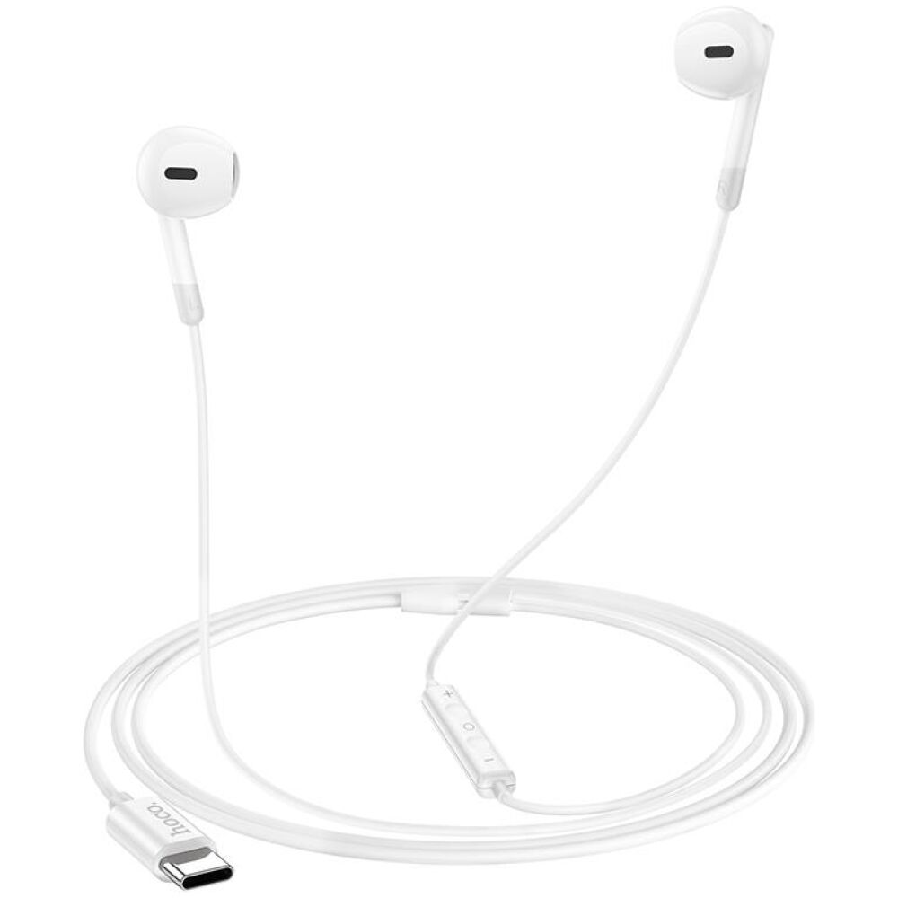 HOCO M109 ΑΚΟΥΣΤΙΚΑ HANDSFREE TYPE-C SUNNY ME ΧΕΙΡΙΣΤΗΡΙΟ ΣΤΟ ΚΑΛΩΔΙΟ, ΛΕΥΚΟ - Image 3