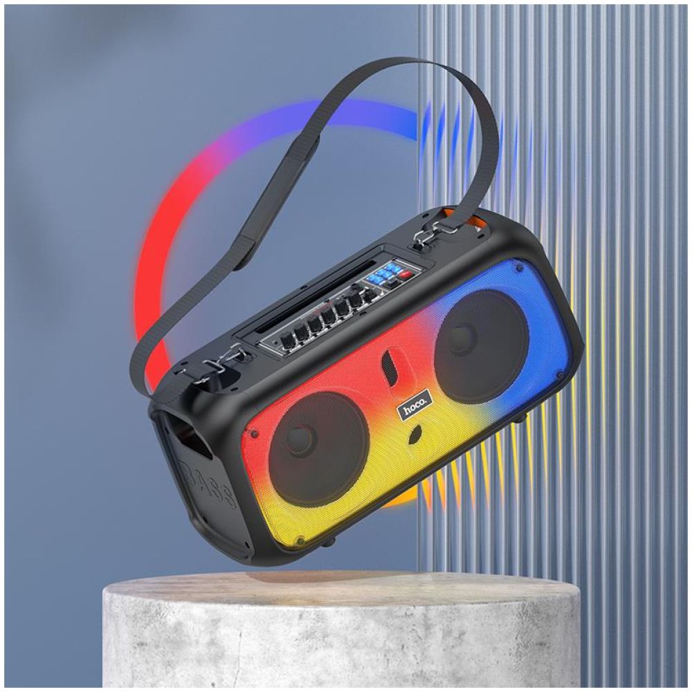 HOCO BS54 ΗΧΕΙΟ BLUETOOTH PARTY WIRELESS DUAL MIC, 2x 15W - Image 4
