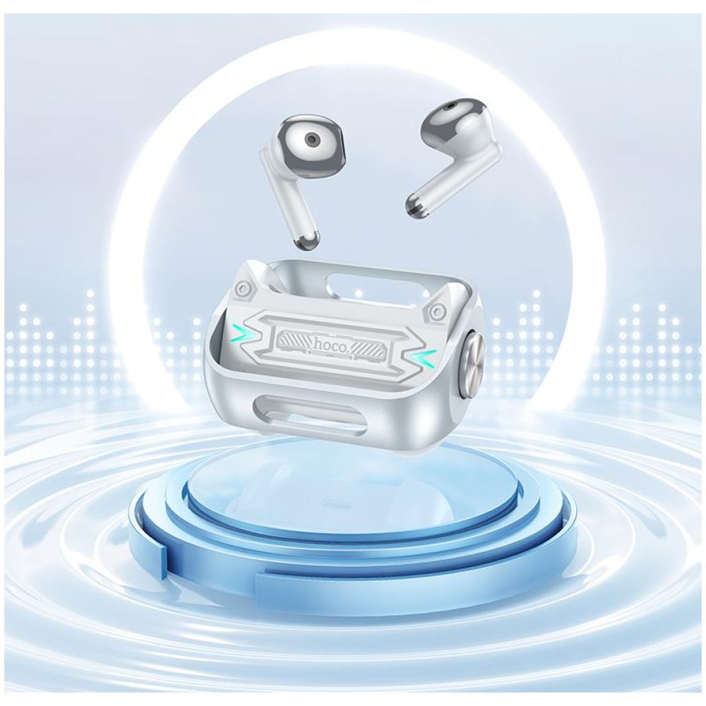 HOCO EW55 ΑΚΟΥΣΤΙΚΑ BLUETOOTH TRENDY TWS, GAMING, ΑΣΗΜΙ - Image 6