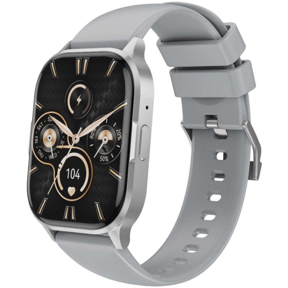 XO J10 AMOLED SCREEN STAR MIST MAGNETIC SQUARE SMART WATCH, CALL FUNCTION, ΓΚΡΙ - Image 2