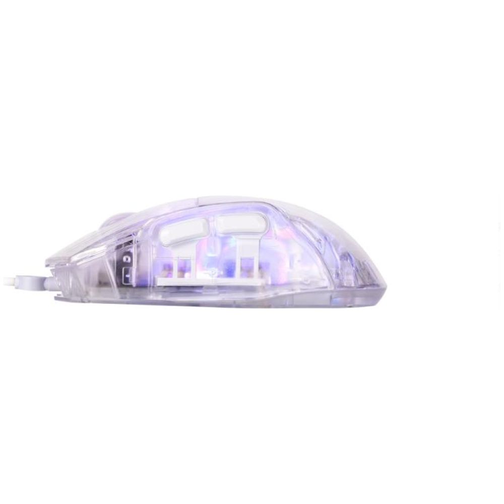 MARVO M413 ΔΙΑΦΑΝΟ GAMING ΠΟΝΤΙΚΙ, 7200DPI, RGB, ΑΘΟΡΥΒΟΙ ΔΙΑΚΟΠΤΕΣ - Image 3