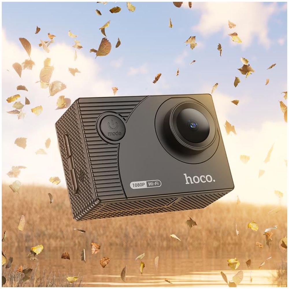 HOCO DV100 SPORT ΚΑΜΕΡΑ ΜΕ ΕΝΧΡΩΜΗ ΟΘΟΝΗ, ΜΑΥΡΗ - Image 6