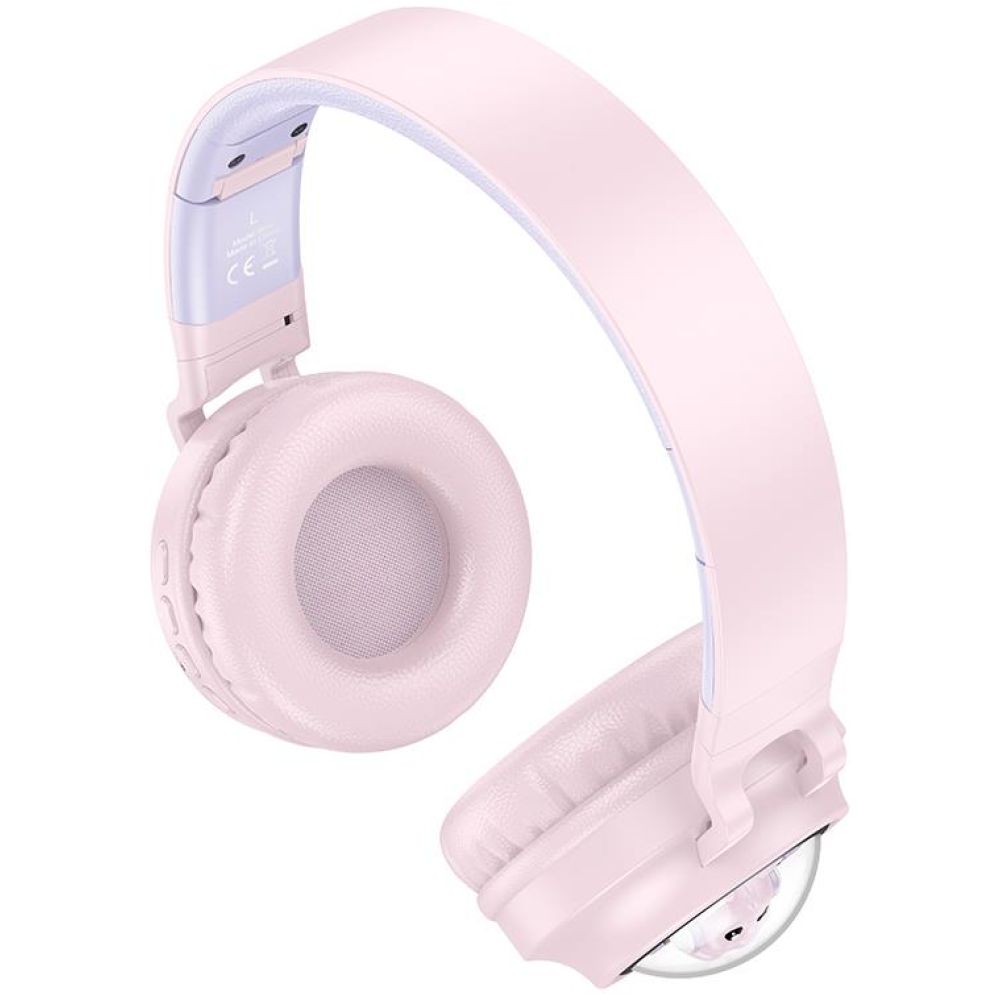 HOCO W50 ΑΚΟΥΣΤΙΚΑ BLUETOOTH CUTE FUN, ΡΟΖ - Image 2