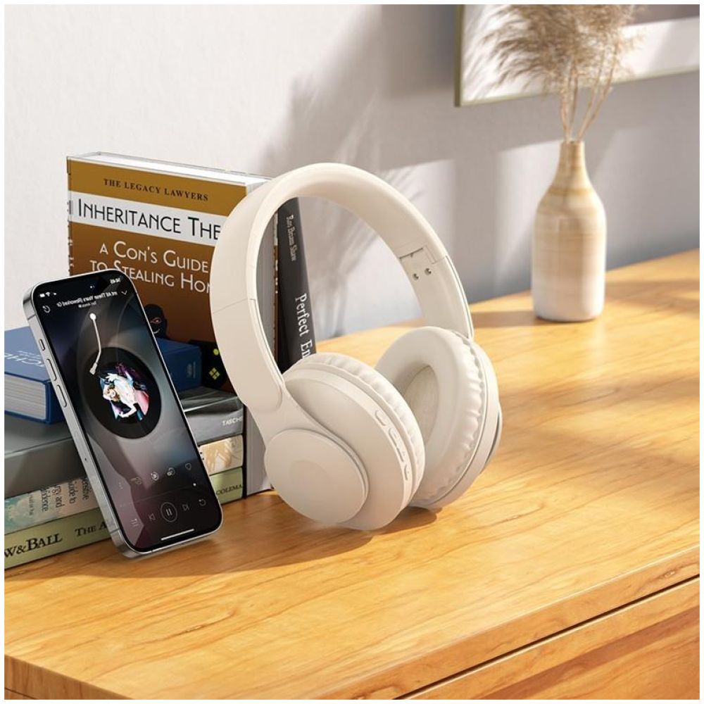 HOCO W45 ΑΚΟΥΣΤΙΚΑ BLUETOOTH ENJOY, ΛΕΥΚΑ - Image 3