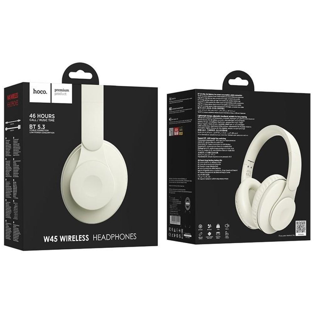 HOCO W45 ΑΚΟΥΣΤΙΚΑ BLUETOOTH ENJOY, ΛΕΥΚΑ - Image 4