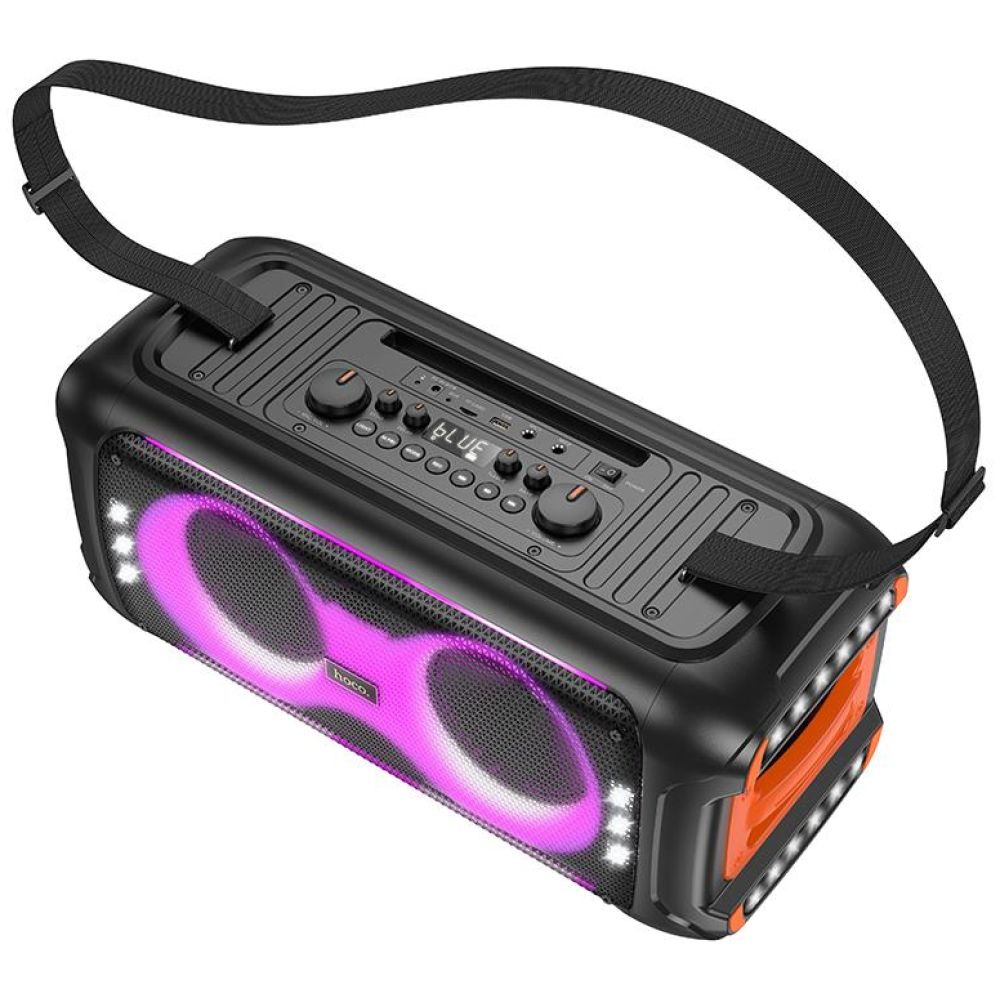 HOCO HA9 KAYMAN ΜΕ ΔΥΟ ΜΙΚΡΟΦΩΝΑ OUTDOOR BLUETOOTH SPEAKER, ΜΑΥΡΟ - Image 2
