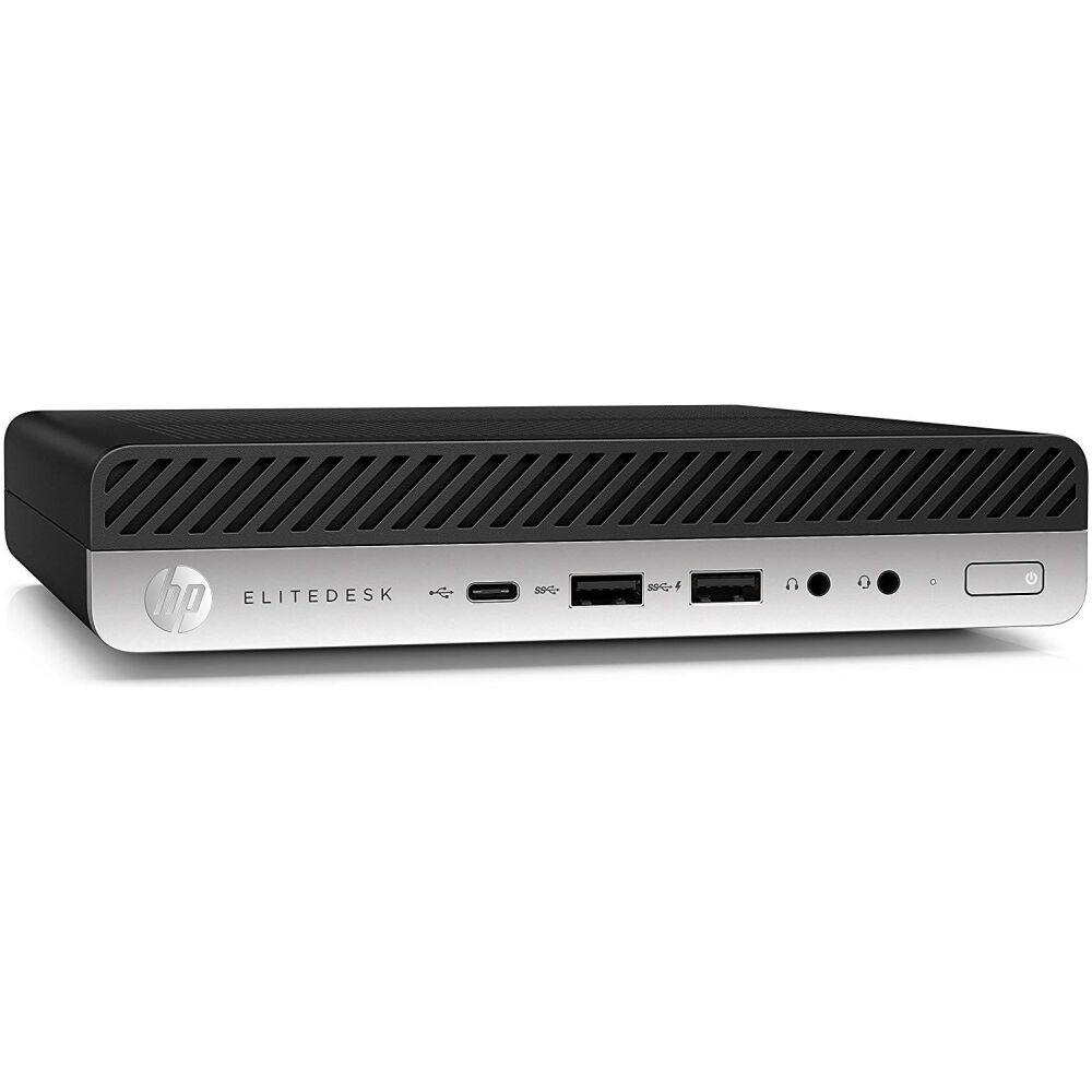 REF HP PRODESK 800 G4 MINI PC, i3 8100T, 8GB DDR4, 256GB SSD NVMe - GRADE A