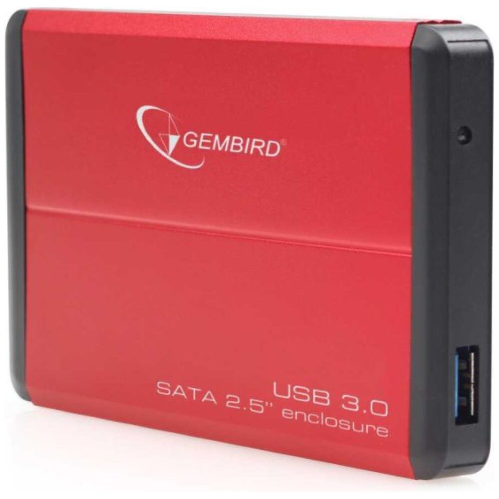 GEMBIRD ΘΗΚΗ ΓΙΑ HDD 2.5" USB 3.0 ΚΟΚΚΙΝΗ - Image 2