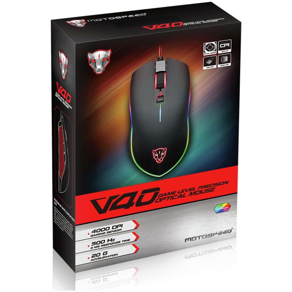 MOTOSPEED V40 GAMING ΠΟΝΤΙΚΙ ME LED - Image 3