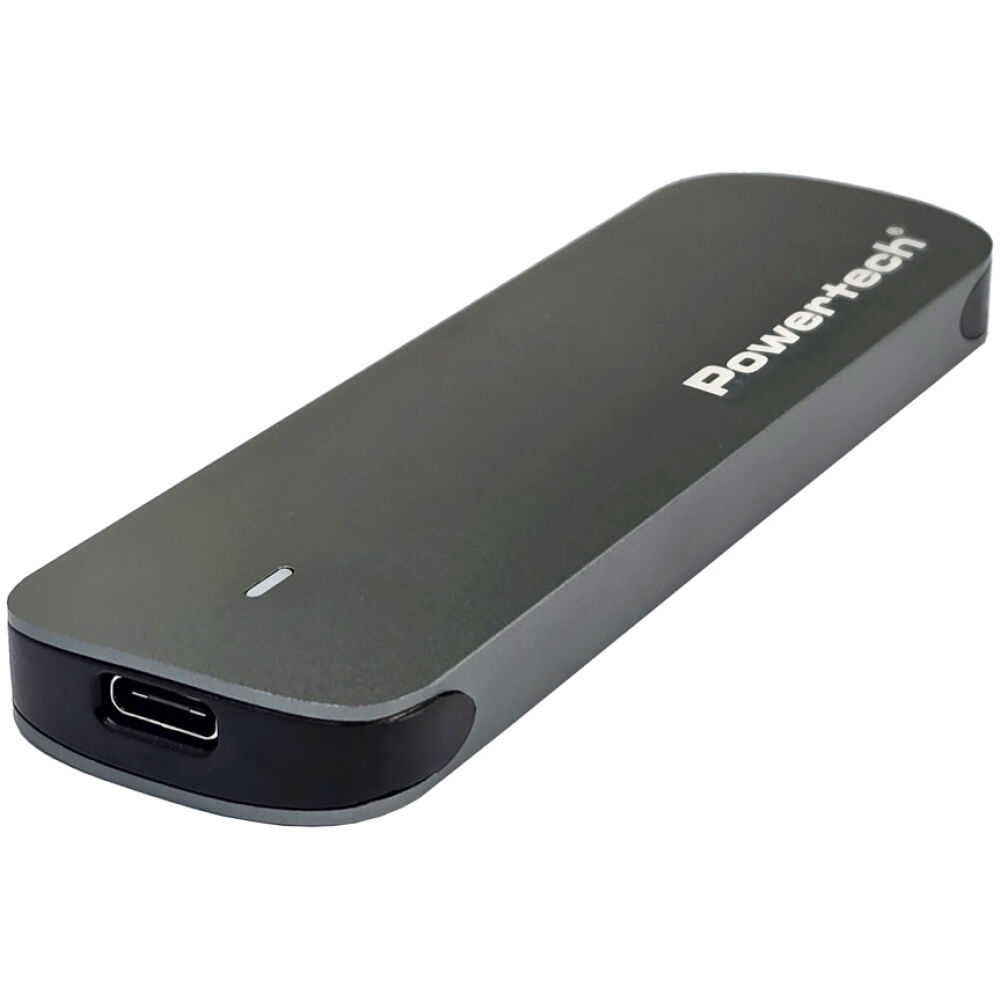 POWERTECH θήκη για M.2 SATA/NVMe SSD PT-1375, 10Gbps, γκρι - Image 2