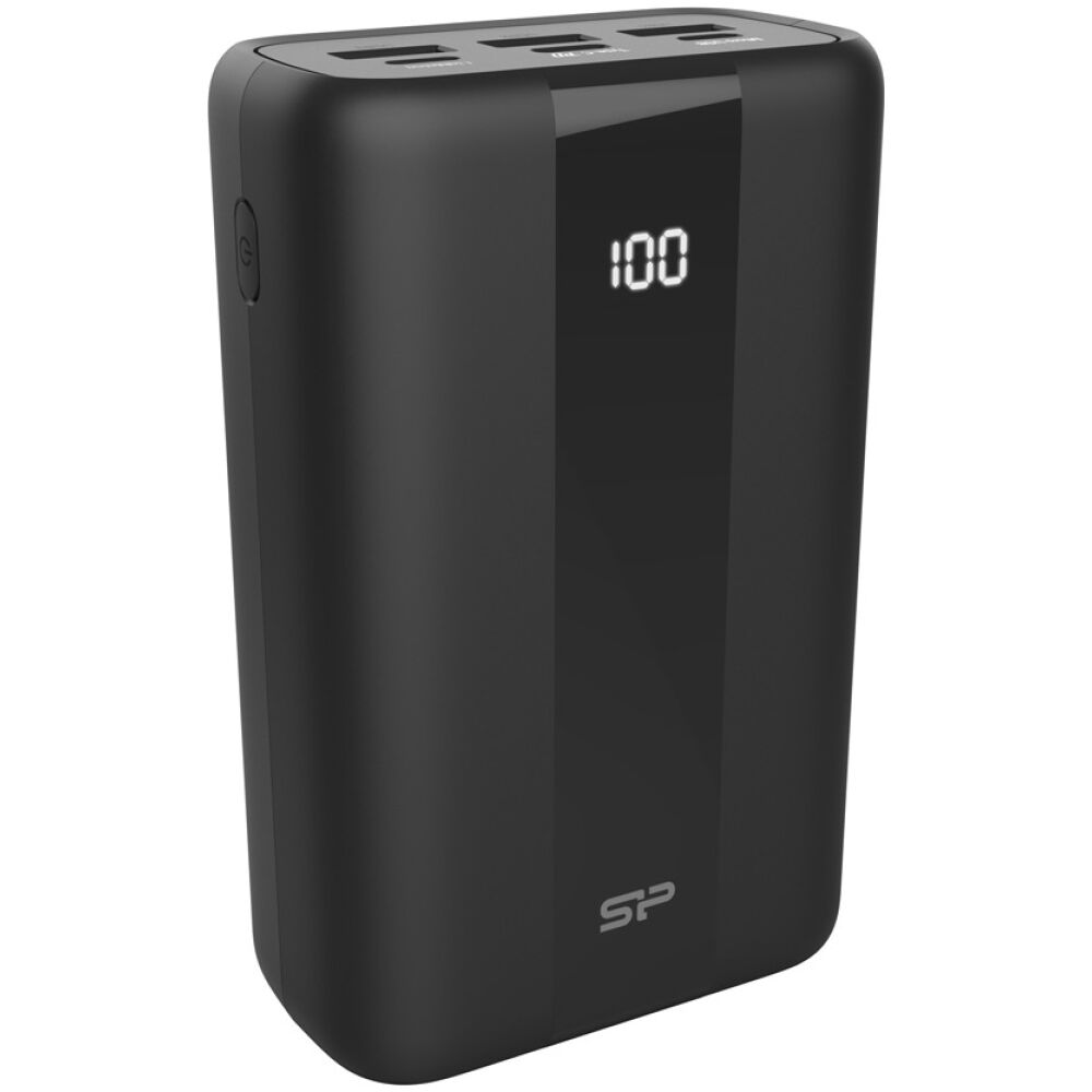 SILICON POWER power bank QX55, 30000mAh, 3x USB & USB-C, 22.5W, LCD