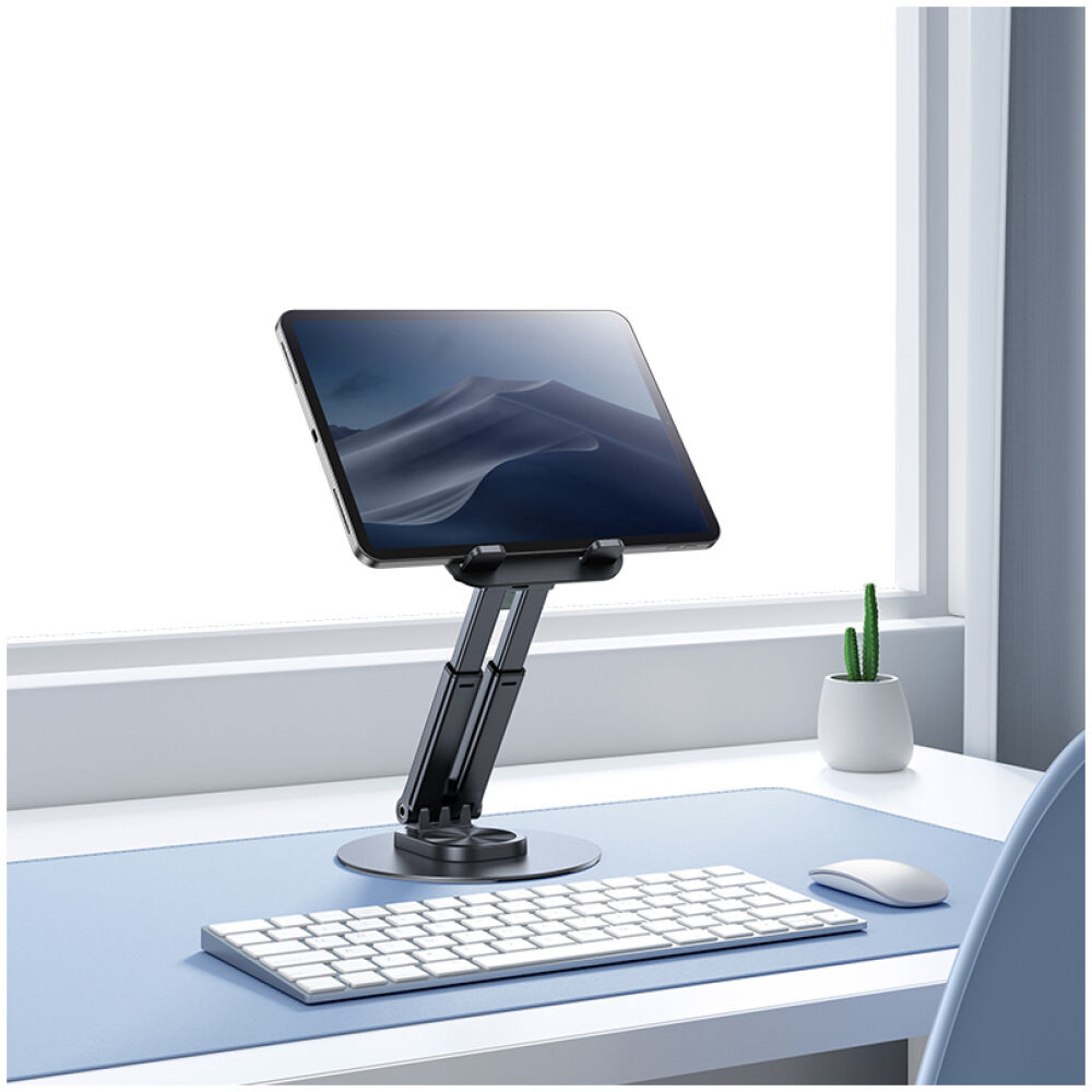 USAMS επιτραπέζια βάση για tablet ZJ080 έως 12", foldable, μαύρη - Image 2