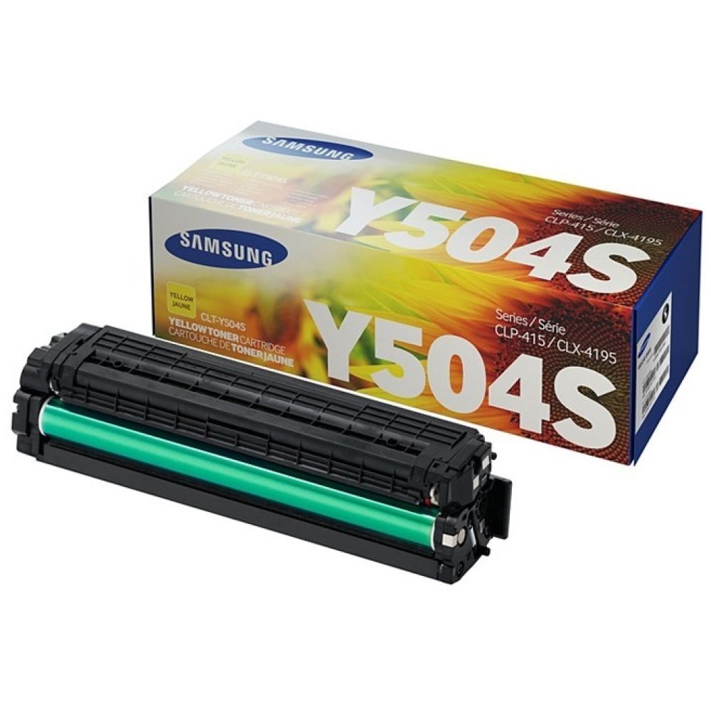 Samsung CLT-Y504S Yellow Toner Cartridge (SU502A) (HPCLTY504S)
