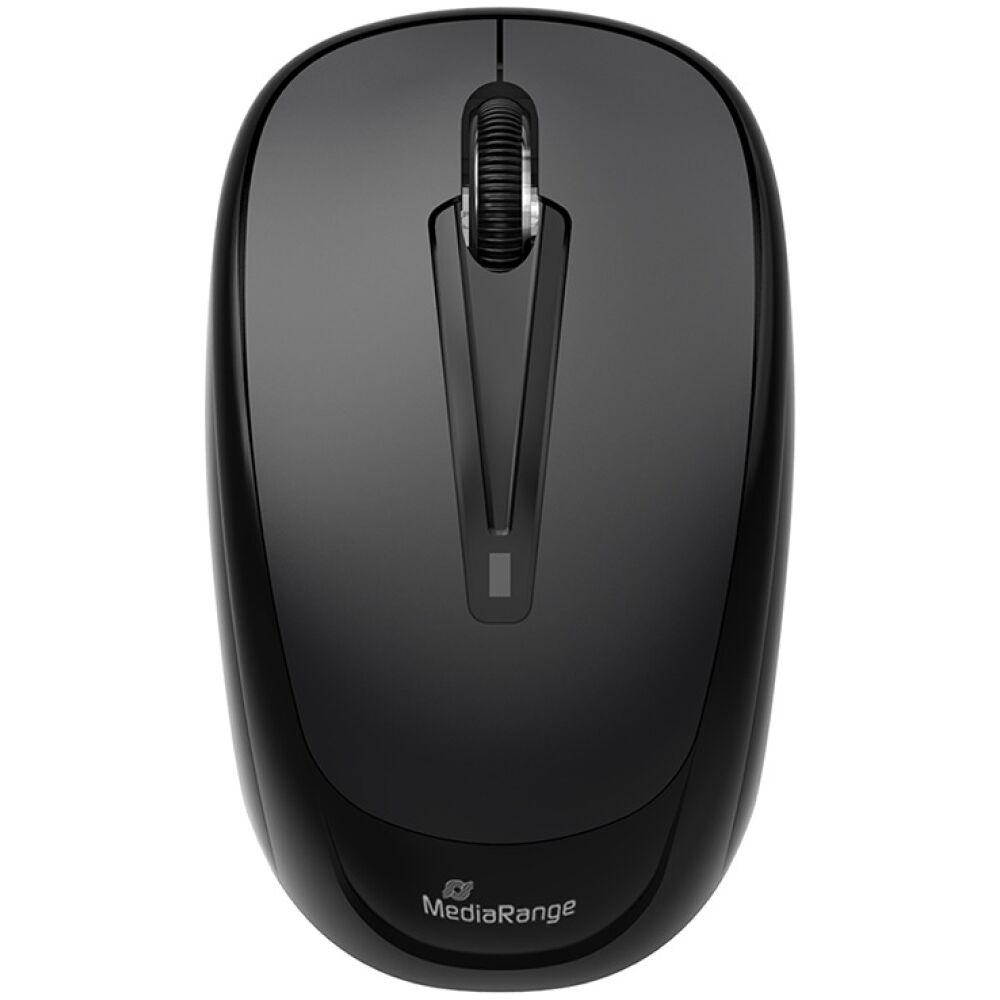 MediaRange Optical Mouse Wireless 3-Button (Black, Wireless) (MROS216)