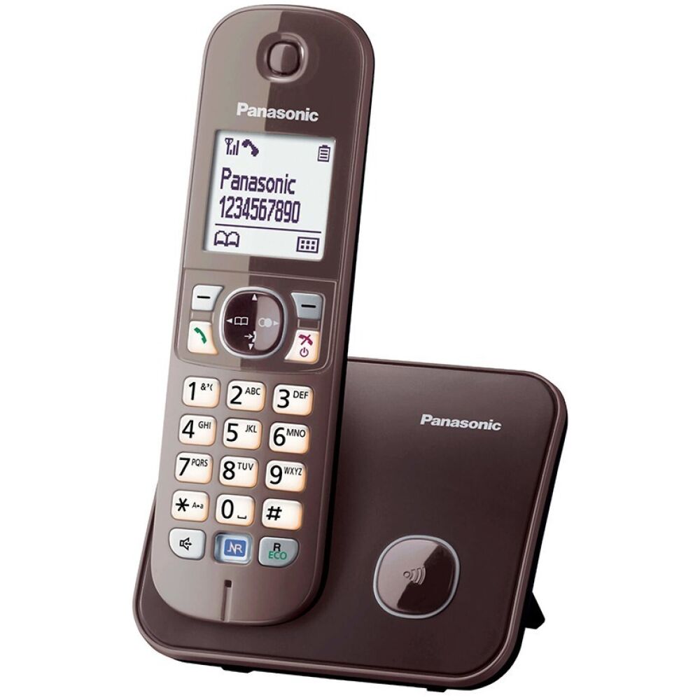 Ασύρματο Τηλέφωνο Panasonic KX-TG6811GA Mocca-Brown (KX-TG6811GA) (PANKX-TG6811GA)