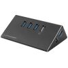 LC-Power USB 3.0 Hub 3 -Port USB-A (Μαύρο) (LC-HUB-ALU-2B-4) (LC-HUB-ALU-2B-4)