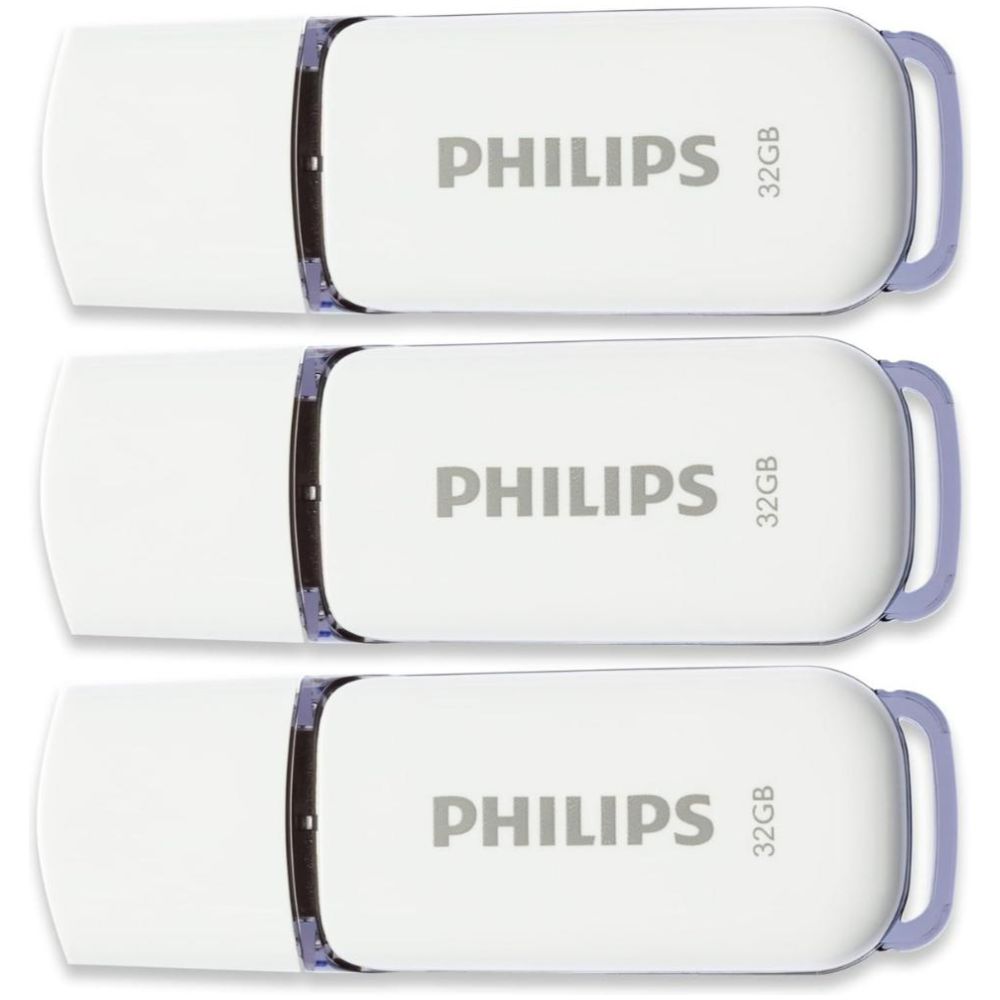 Philips Snow pack 32GB USB 2.0 Stick Λευκό (FM32FD70E/00) (PHIFM32FD70E-00)