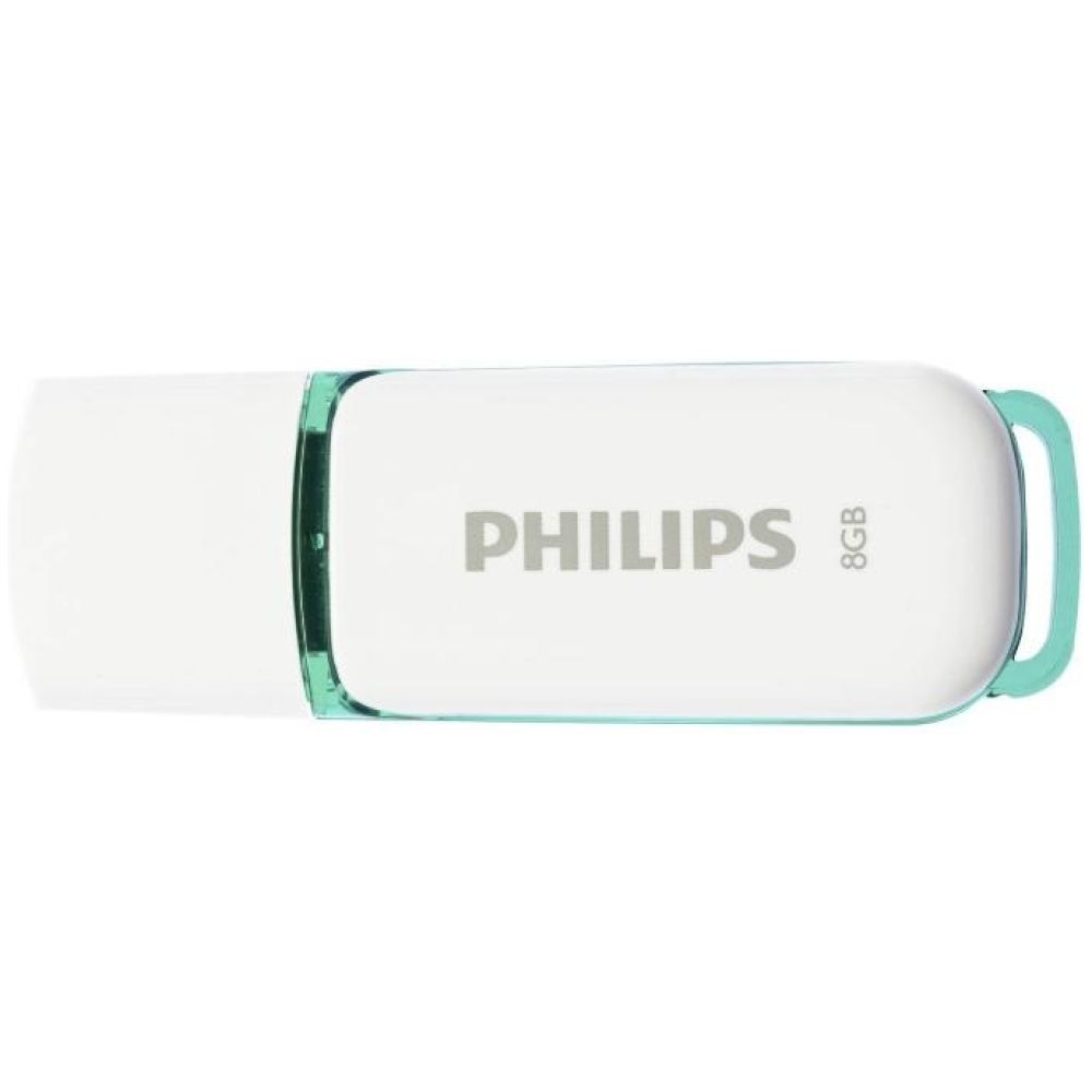 Philips Snow 8GB USB 2.0 Stick Λευκό (FM08FD70B/00) (PHIFM08FD70B-00)