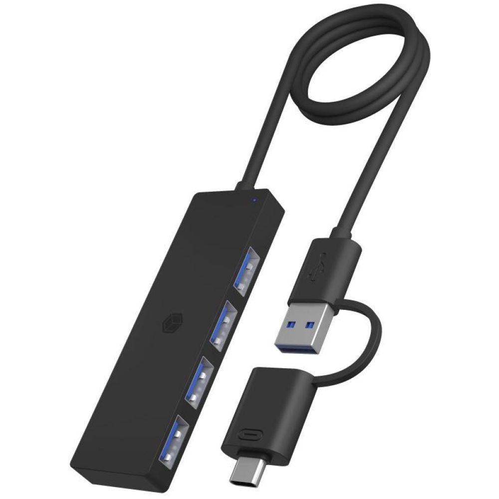 RaidSonic ICY BOX USB 3.2 Hub με σύνδεση USB-A / USB-C (IB-HUB1424-C3) (RSCIB-HUB1424-C3)