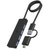 RaidSonic ICY BOX USB 3.2 Hub με σύνδεση USB-A / USB-C (IB-HUB1424-C3) (RSCIB-HUB1424-C3)