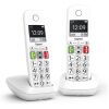Gigaset Wireless Landline Phone E290 Duo White (L36852-H2901-D202) (GGSE290DUO-WH)
