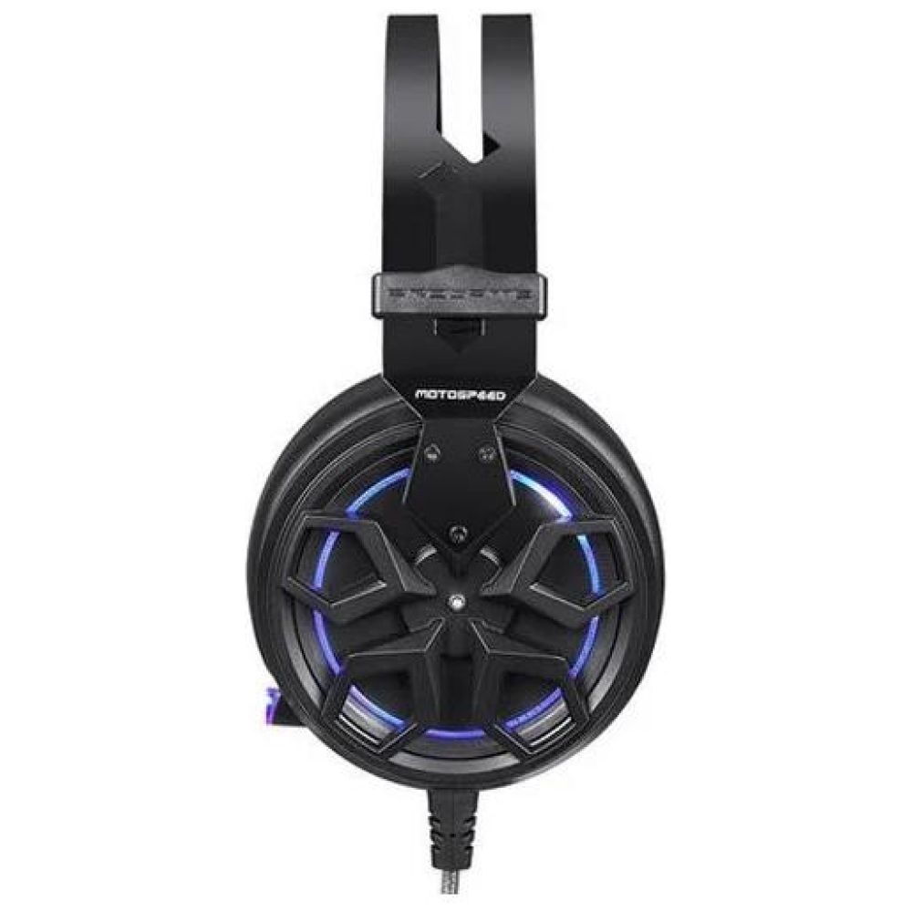 MOTOSPEED H60 GAMING ΑΚΟΥΣΤΙΚΑ ME ΜΠΛΕ LED - Image 2