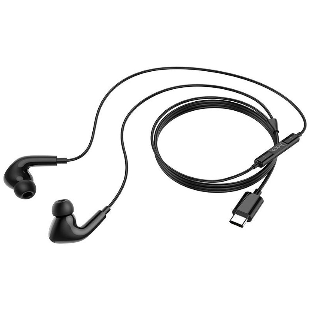 HOCO M1 PRO ORIGINAL SERIES EARPHONES FOR TYPE-C ΜΑΥΡΟ - Image 2