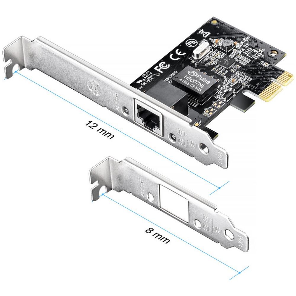 CUDY PE10 GIGABIT PCI EXPRESS ADAPTER / LOW PROFILE BRACKET - Image 2