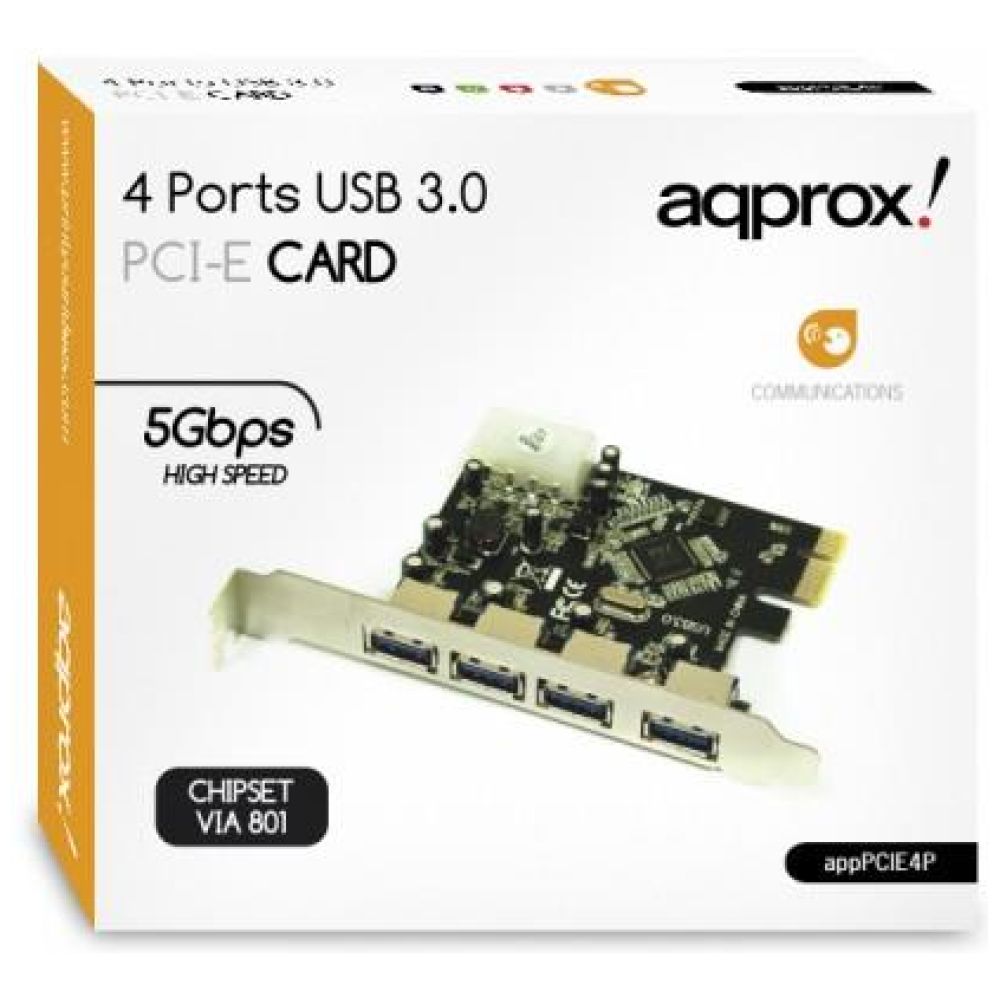 APPROX PCI-E ΚΑΡΤΑ 4-PORTS USB 3.0 - Image 3