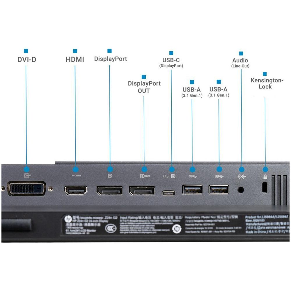 REF ΟΘΟΝΗ HP Z24N G2, 24in, FHD, S-IPS - GRADE A - Image 4