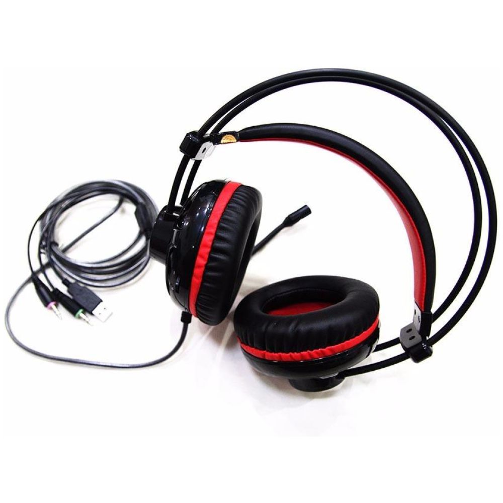 MOTOSPEED H11 GAMING ΑΚΟΥΣΤΙΚΑ ME ΚΟΚΚΙΝΑ LED - Image 2