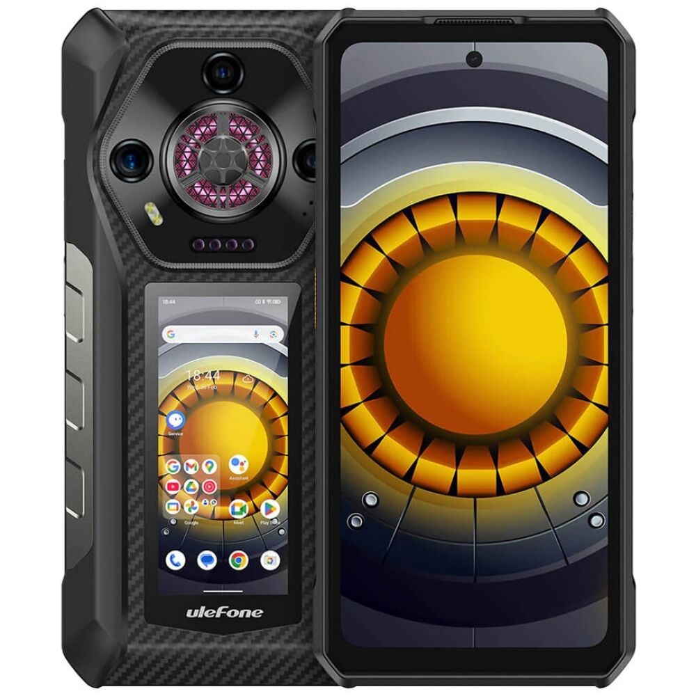 ULEFONE smartphone Armor 30 Pro, 6.95" & 3.4", 16/512GB, 5G, 12800mAh, IP68/IP69K, μαύρο