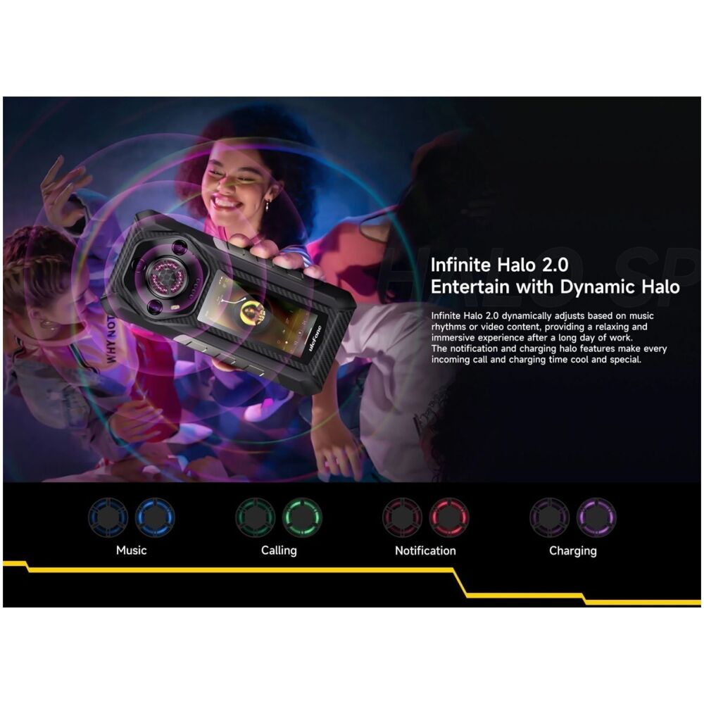 ULEFONE smartphone Armor 30 Pro, 6.95" & 3.4", 16/512GB, 5G, 12800mAh, IP68/IP69K, μαύρο - Image 12