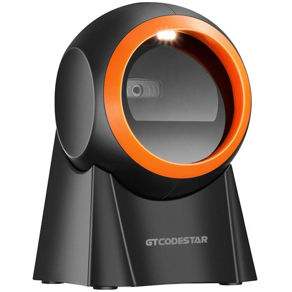 GTCODESTAR επιτραπέζιο barcode scanner GT-8800F, 1D & 2D, ενσύρματο, μαύρο