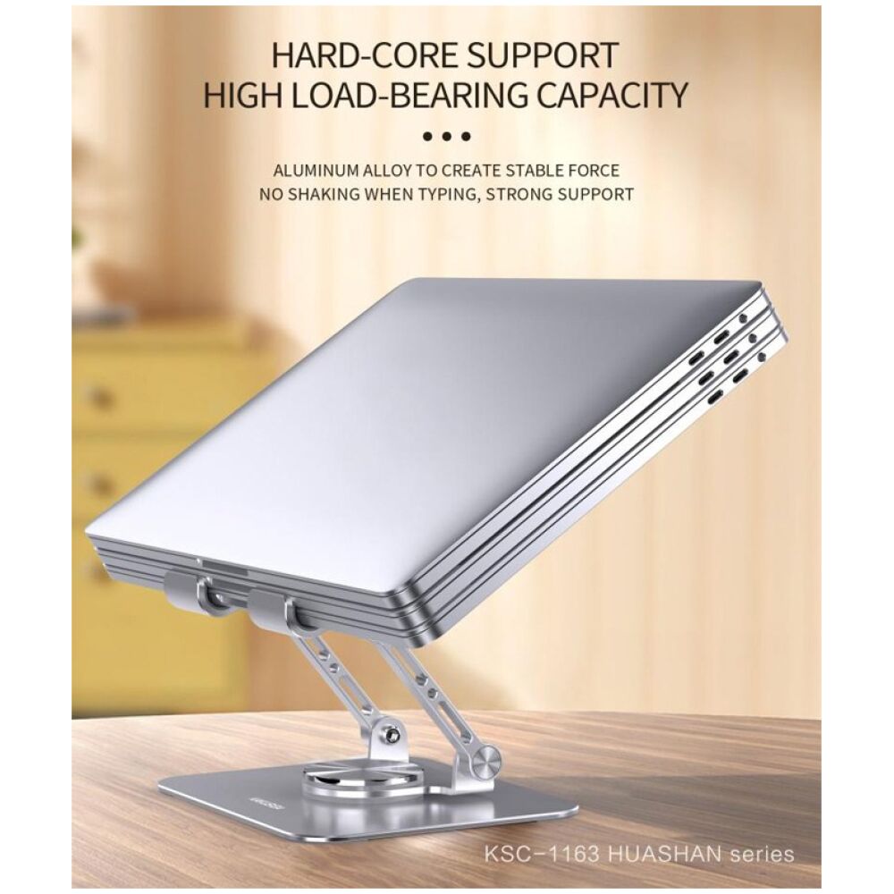 KAKUSIGA επιτραπέζια βάση tablet KSC-1163 έως 13", foldable, γκρι - Image 2