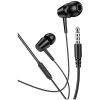 KAKUSIGA earphones με μικρόφωνο KSC-1303, 3.5mm σύνδεση, 10mm, 1.1m, μαύρα