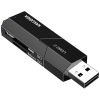 KAKUSIGA card reader KSC-1411 για SD & micro SD, 480Mbps, USB σύνδεση, μαύρο