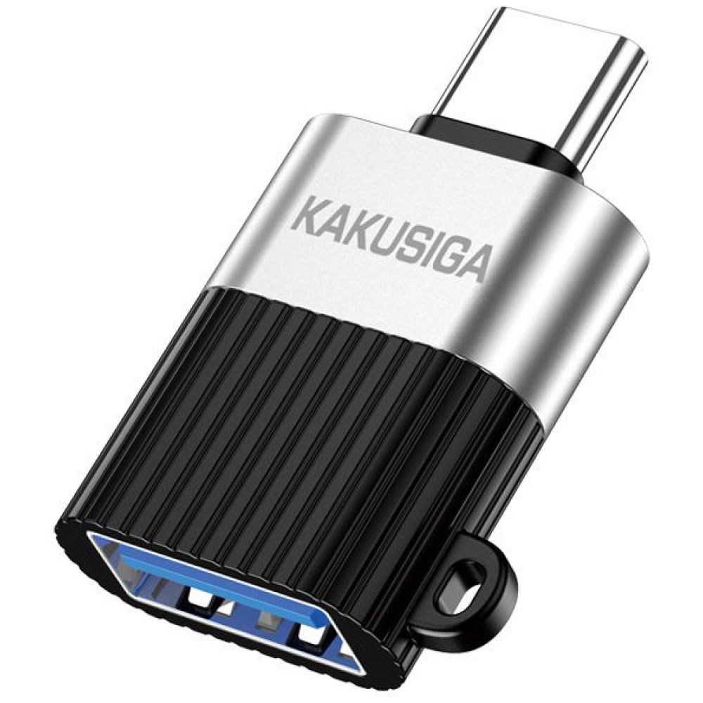 KAKUSIGA αντάπτορας USB-C σε USB KSC-1420, 5Gbps, 18W, γκρι