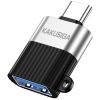 KAKUSIGA αντάπτορας USB-C σε USB KSC-1420, 5Gbps, 18W, γκρι