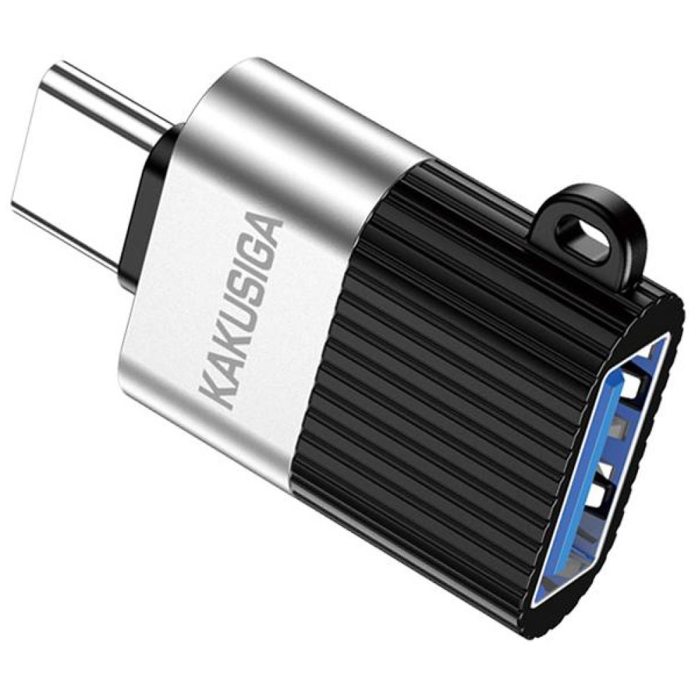 KAKUSIGA αντάπτορας USB-C σε USB KSC-1420, 5Gbps, 18W, γκρι - Image 3