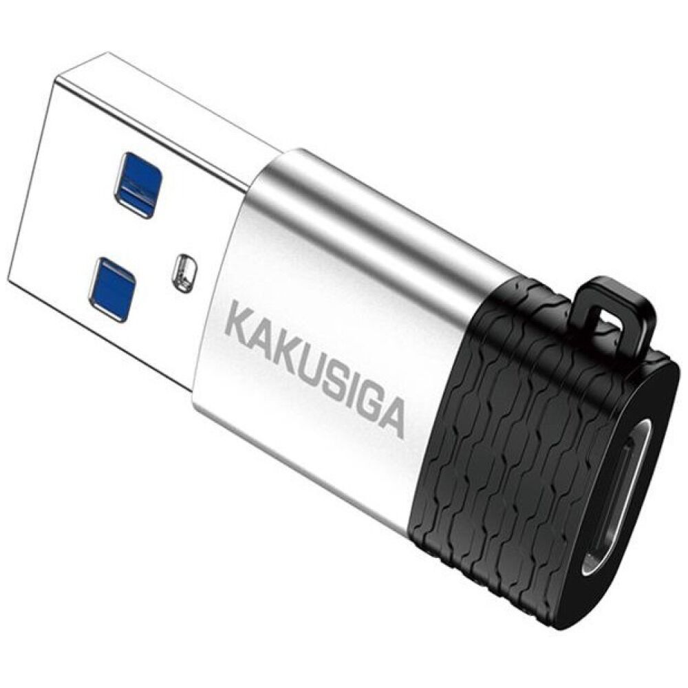 KAKUSIGA αντάπτορας USB-C σε USB KSC-1421, 5Gbps, 18W, γκρι - Image 3
