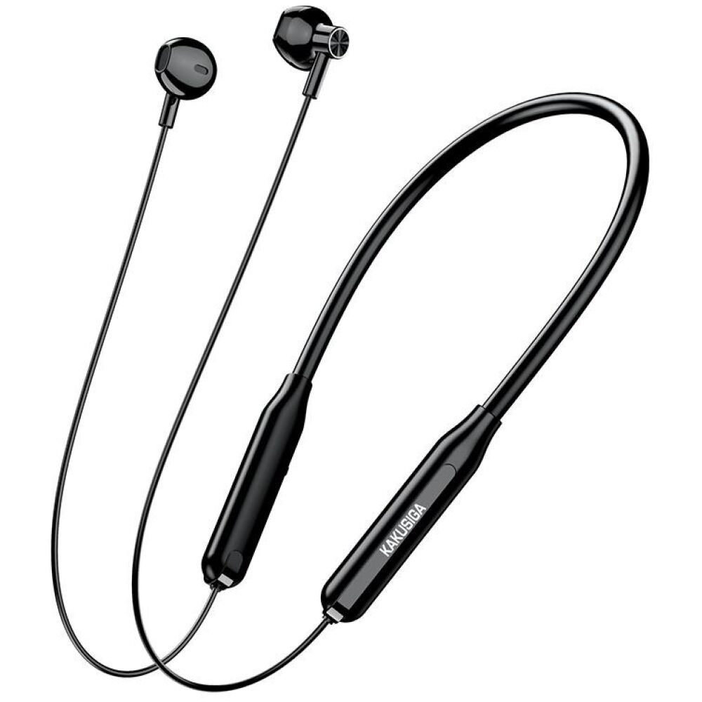 KAKUSIGA earphones KSC-1472 με μαγνήτη, Bluetooth, 10mm, 130mAh, μαύρα