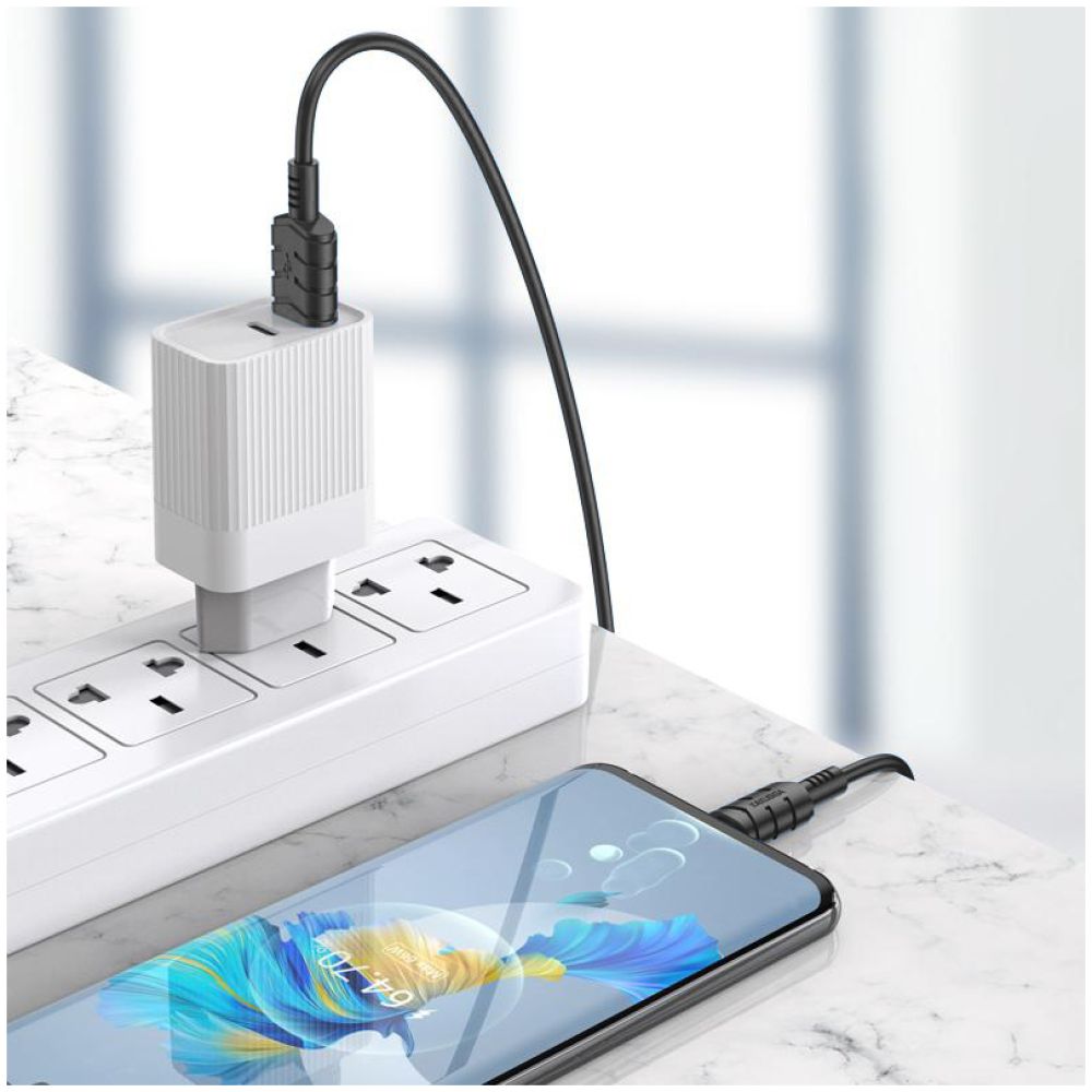KAKUSIGA καλώδιο USB-C σε USB KSC-710, 15W, 480Mbps, 1.2m, λευκό - Image 2